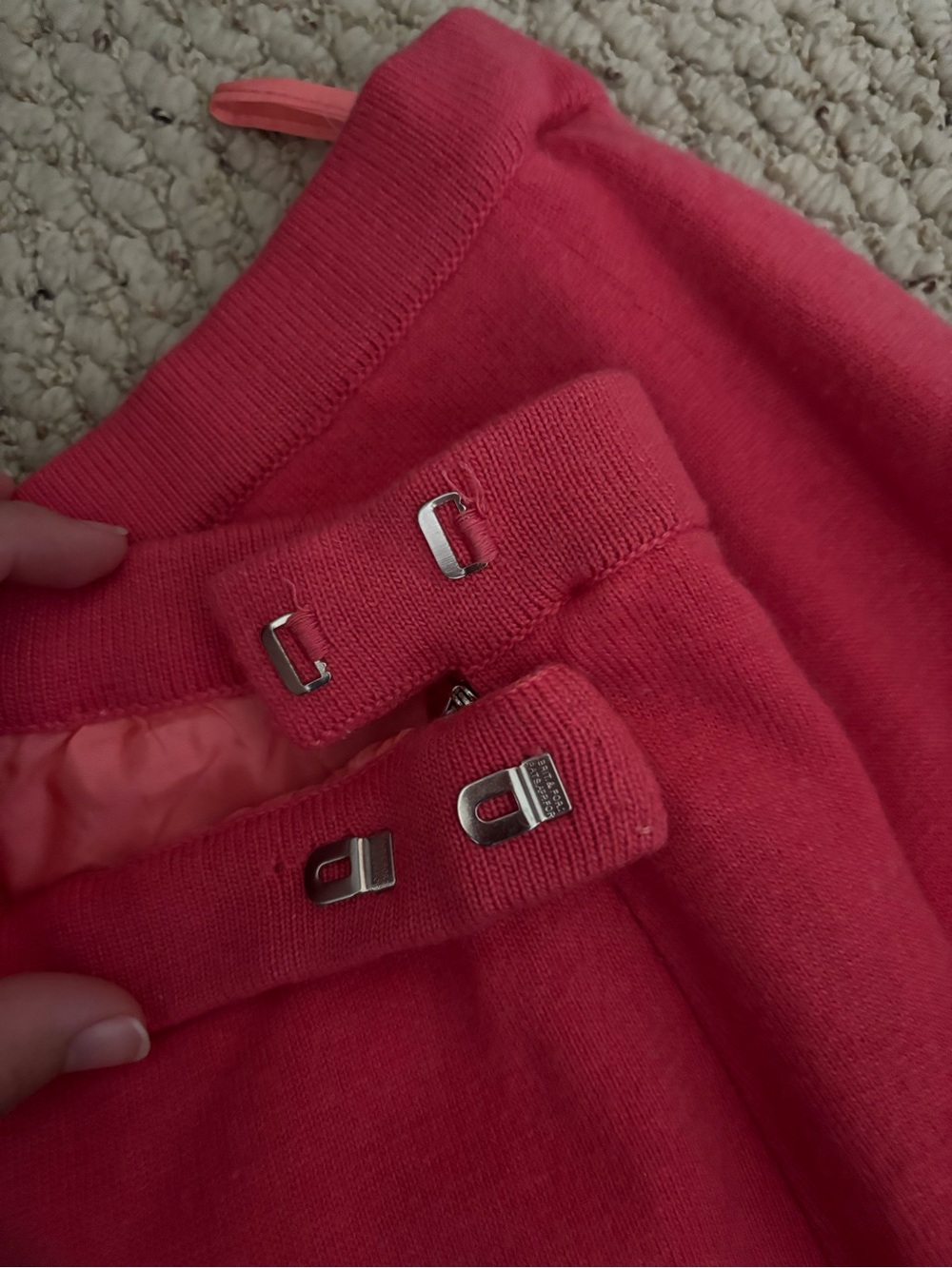 Vintage Ballantyne of Peebles 100% Cashmere Pink Knit Skirt - Picture 7 of 7
